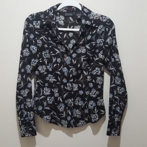 New York & CO Floral Blouse